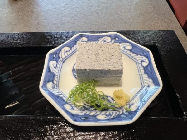 Black Sesame Tofu